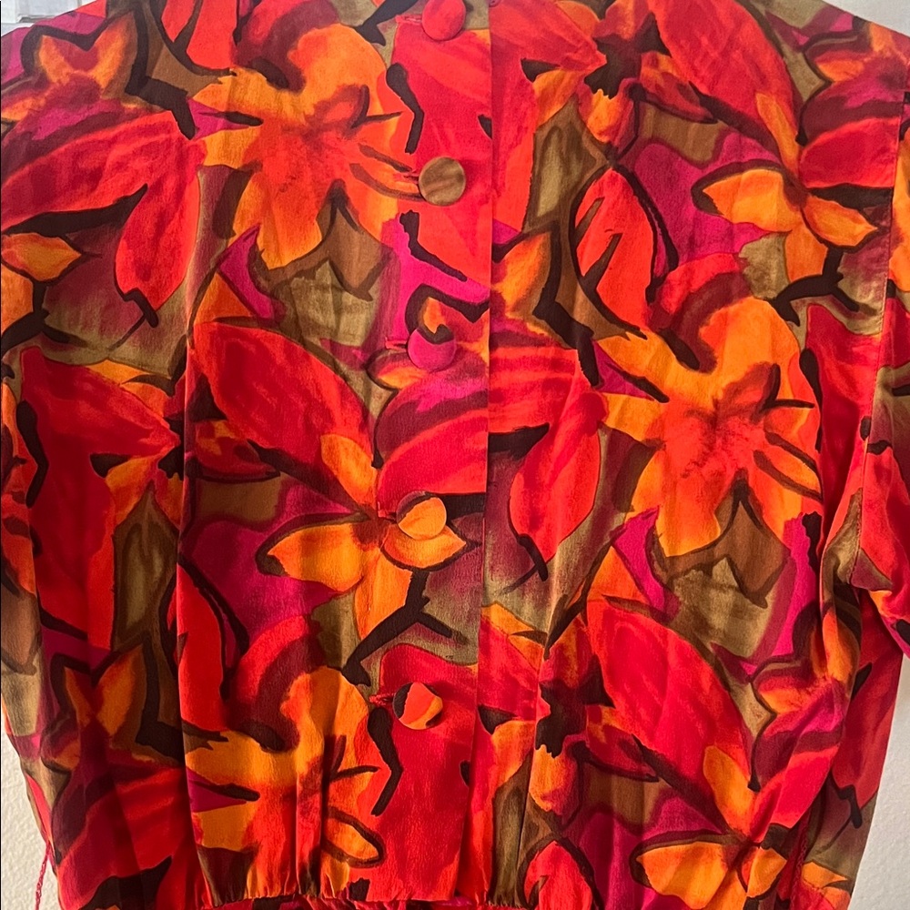 Vintage Gillian Floral Dress with Pockets - Picture 6 of 9